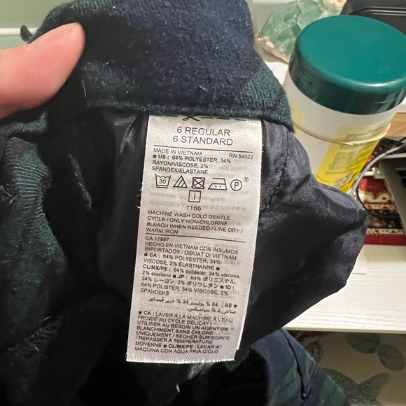 Old Navy Plaid “Harper” Work Pants - Picture 5 of 6